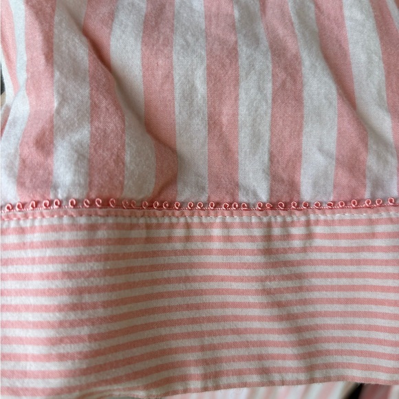 Victoria’s Secret pajama set pink white striped - Picture 4 of 5